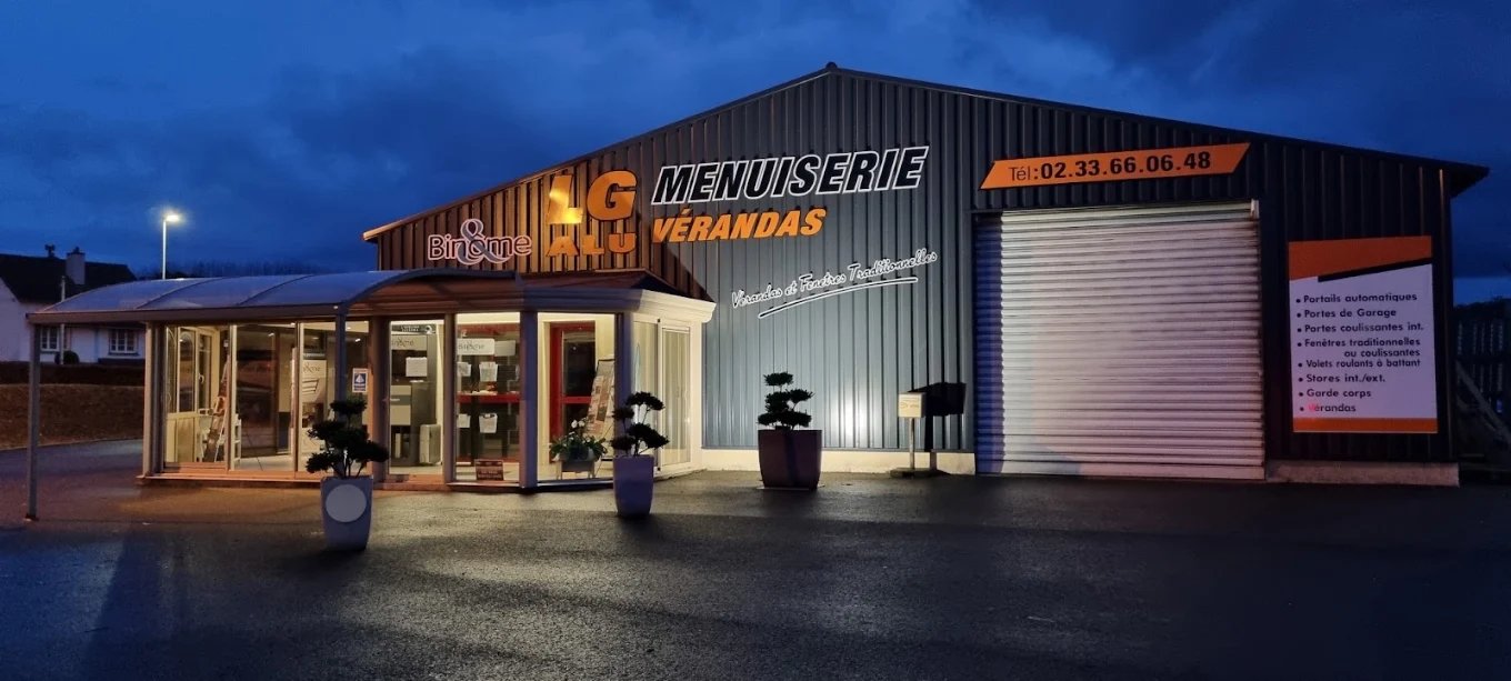 Atelier et showroom LG ALU Menuiserie à Messei (61440)
